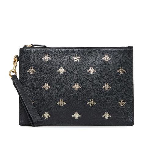 gucci bee star clutch|gucci luggage.